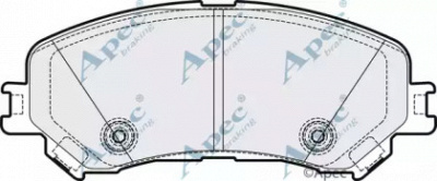 APEC BRAKING pad2144 -  Комплект тормозных колодок, дисковый тормоз